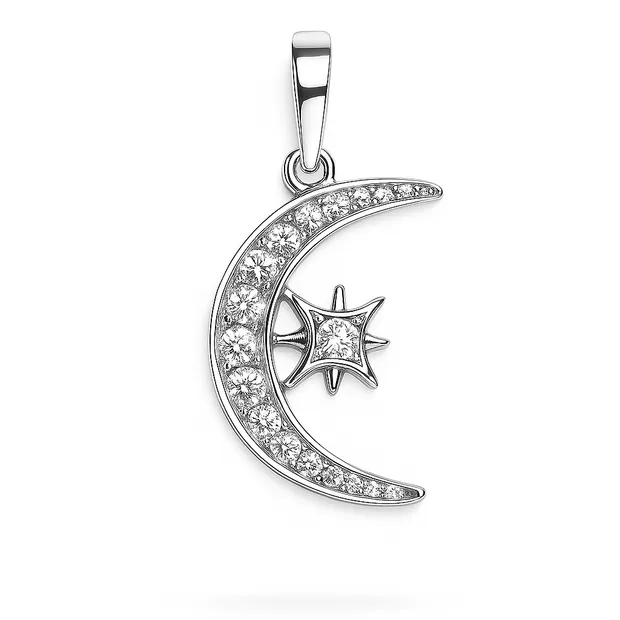 Серебряная подвеска Звёздное Сияние 