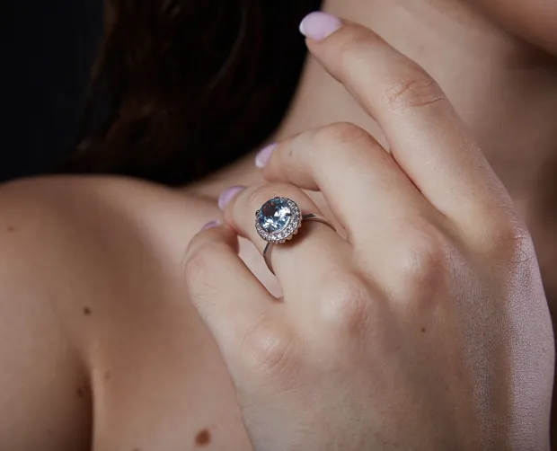 Silver ring Greatness topaz