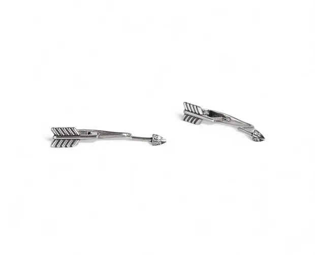 Silver earrings Arrow