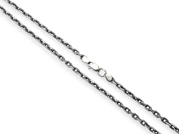 Серебряная цепочка Якорь 