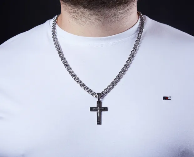 Срібний хрестик Віра