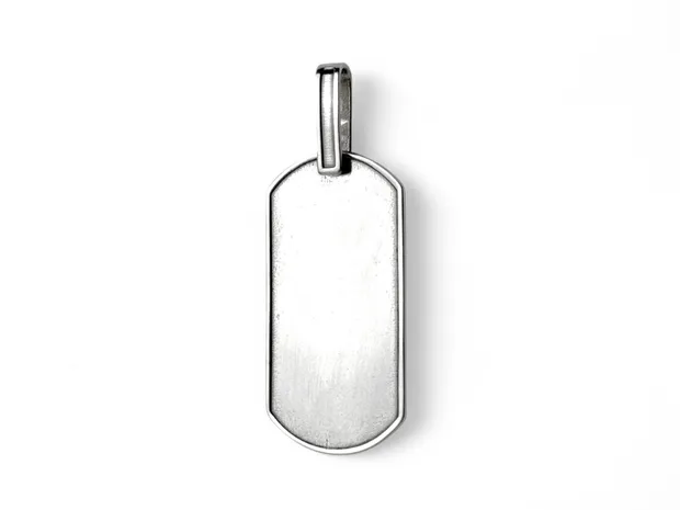 Silver Pendant for Engraving Medallion