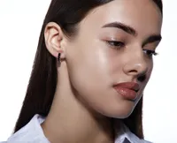 Серебряные серги Рикс 