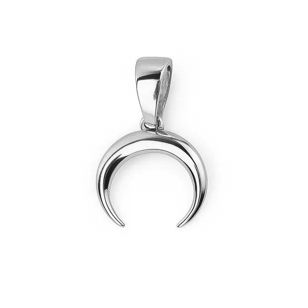 Silver Pendant Moon