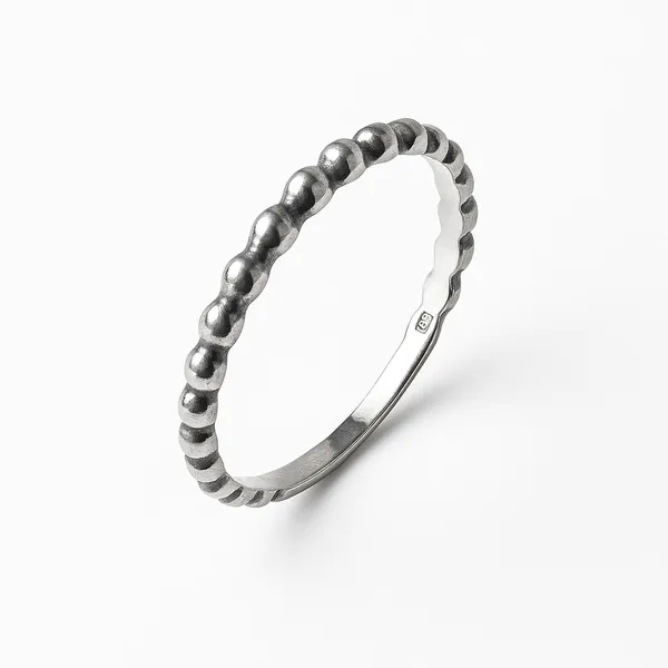 Silver ring Caramel