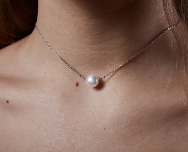 Серебряное колье Амалия 