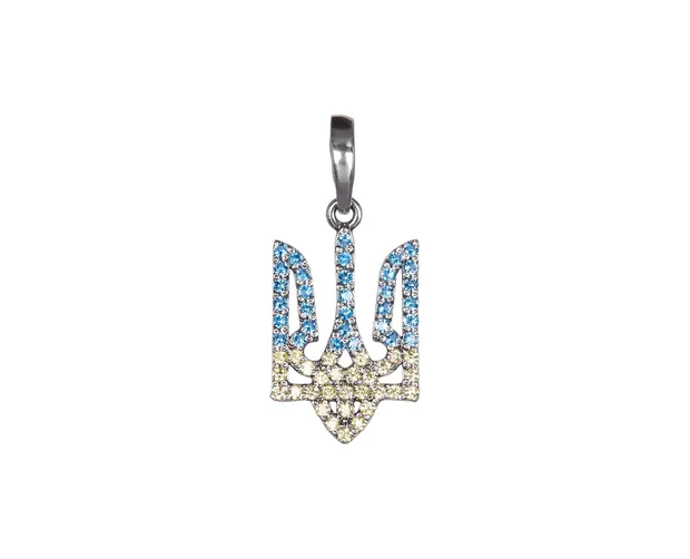 Silver Trident Pendant