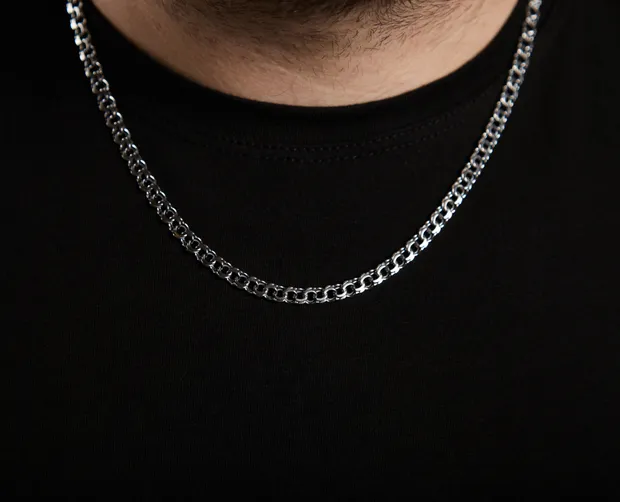 Silver Chain Flat Bismarck